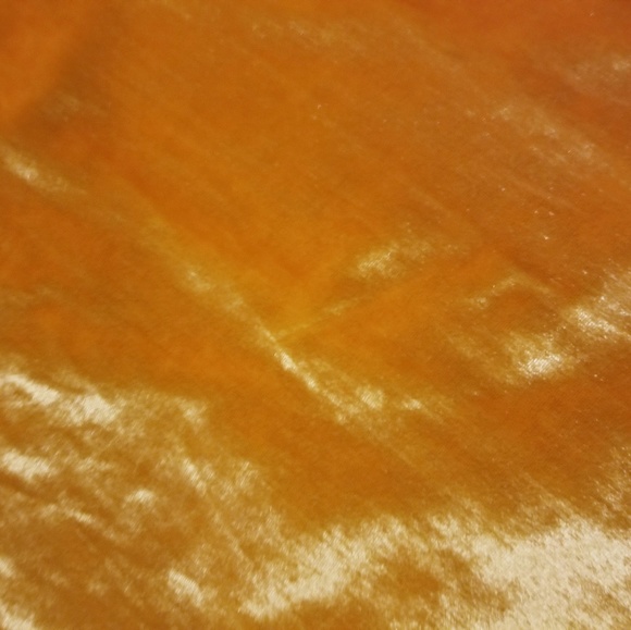 ZARA Mustard Yellow Velvet Trafaluc Slip Dress S - Picture 5 of 6